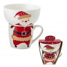 SET TAZZA MUG 350CC E BOLO 480CC XMAS GIFT ASS. (8pz)